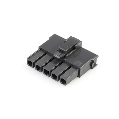 Molex Mega-Fit Tangless Tpa-Capable Receptacle Housing, Single Row, 5 Circuit,  2004561215